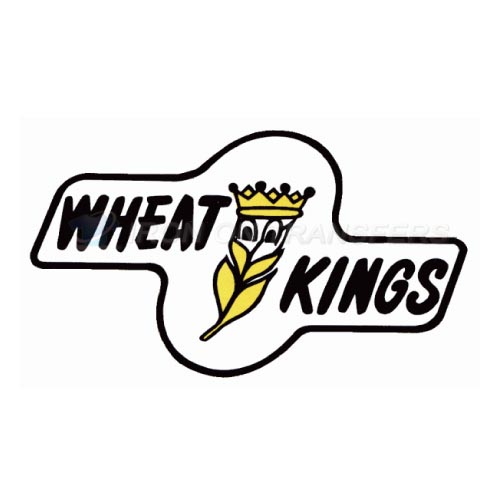 Brandon Wheat Kings Iron-on Stickers (Heat Transfers)NO.7491